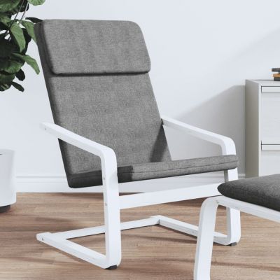 Gossi scaun de relaxare, gri inchis, material textil