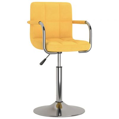 Gossi scaun de sufragerie, galben, material textil