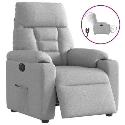 Gossi scaun reclinabil electric cloud grey fabric