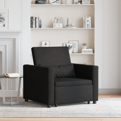 Gossi sofa convertible 3 in 1 fotoliu singur negru
