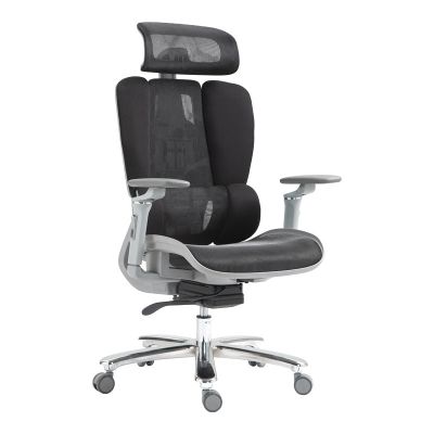 Scaun de lucru manager Chocky pakoworld plasa neagra 68x69x120cm