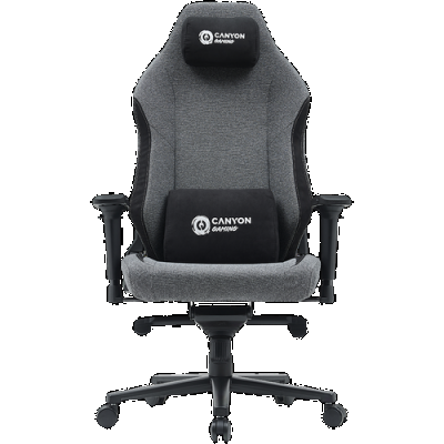 Scaun gaming CANYON Boulder XLCH01 King Size, reglabil, Negru/Gri