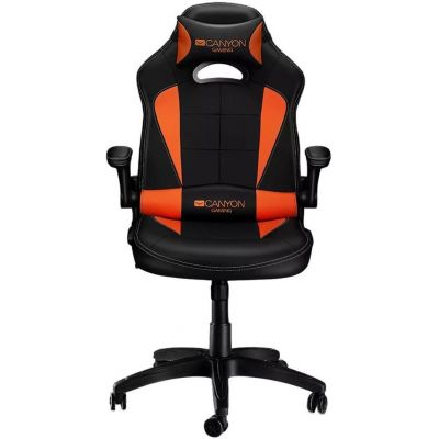 Scaun gaming CANYON Core SGCH2, reglabil, Negru/Portocaliu