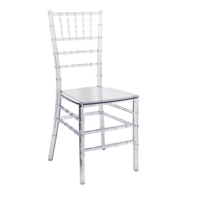Scaun Tiffany Transparent pakoworld PC 38.5x46x88cm 46x39