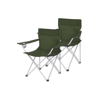 Set 2 scaune de camping Songmics Verde 84x52x81 cm