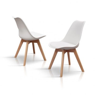 PAZZO DESIGN Set de 2 scaune Giovanna | Aosom Romania