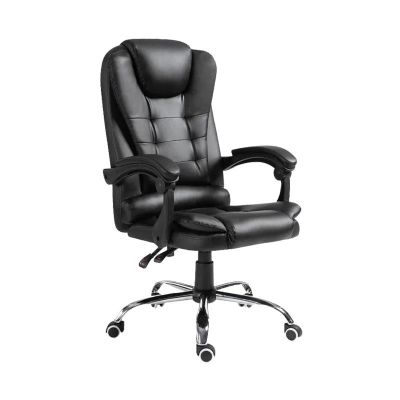 Scaun birou manager Benett pakoworld negru pu 62x48x110cm