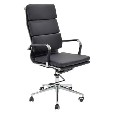 Scaun de birou de manager Tokyo cu PU alb 55,5x52x108 cm 52x56