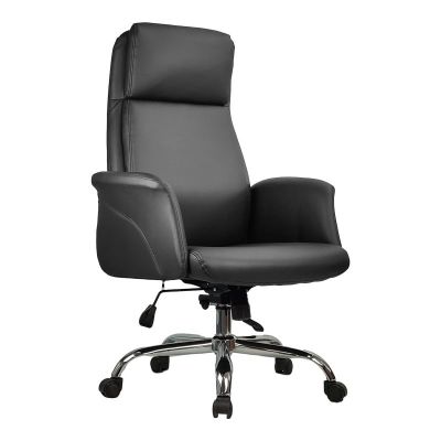 Scaun de birou Derjio, Pako World, Negru, 68x66x115 cm