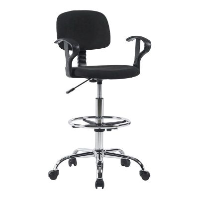 Scaun de birou Icina E, Pako World, Negru, 58x54x102-123 cm
