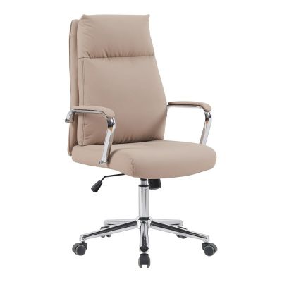 Scaun de birou Siquel, Pako World, Cappuccino, 65x58x108-120 cm