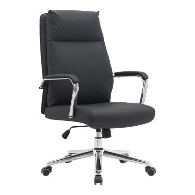 Scaun de birou Siquel, Pako World, Negru, 65x58x108-120 cm