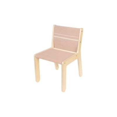 Scaun de copii roz deschis/în culoare naturală Vintage Nude – Lorena Canals