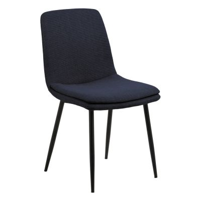 Scaun de dining albastru închis Becca – Actona