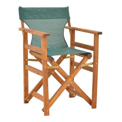 Scaun de regizor Kompa, Pako World, Lemn, Fag, Textil Verde