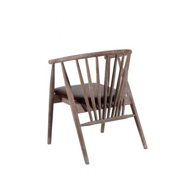 Scaun, Fairfax, Albero49, 55x77x47 cm, Lemn masiv , Antichizat/Maro