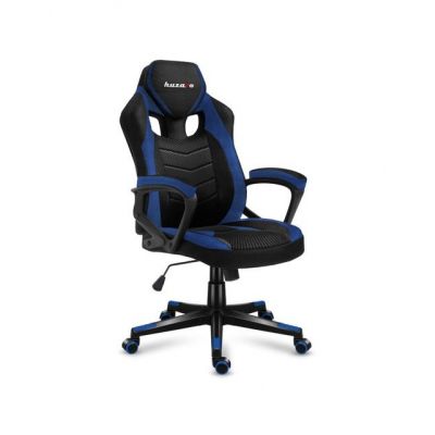 Scaun gaming Huzaro HZ-Force 2.5, Mesh, Cotiere moi, Cadru otel, Functie balans SoftFlex (Albastru/Negru)