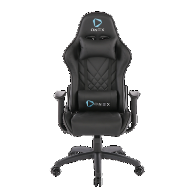 Scaun Gaming ONEX GX220 AIR, Max 125 kg, Spuma, Cadru metalic, PVC (Negru)