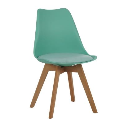 Scaun Gaston, Pako World, PP, Turcoaz, 48x53x83 cm