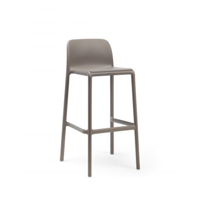Scaun inalt exterior Nardi Faro Stool  h76cm  tortora