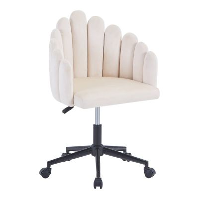 Scaun Manole, Pako World, Crem, Textil, 57x50x77-87 cm