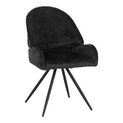 Scaun Morea, Pako World, Negru, 55x63x89 cm