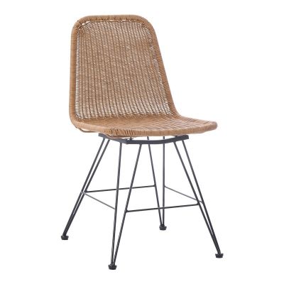 Scaun Pamela, Pako World, Ratan, Natural, 44x58x82 cm