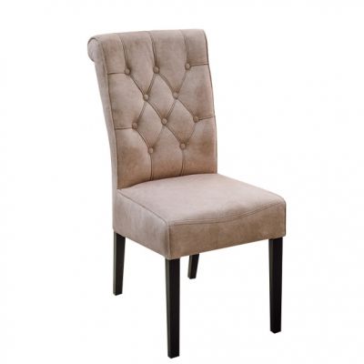 Scaun Saint Tropez, Bej, Negru, 44 x 67 x 99.5 Cm