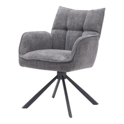 Scaune de dining gri 2 buc. Marilla – Unique Furniture
