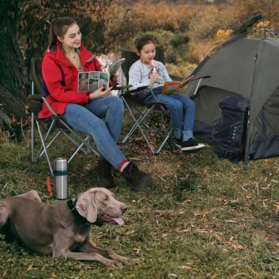 Set 2 scaune de camping Songmics Verde 84x52x81 cm