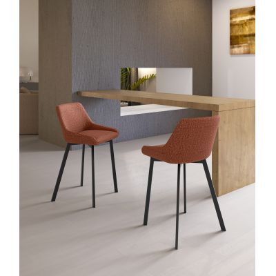 STONES Scaun din material textil 50cm X 44cm H. 94cm | Aosom Romania