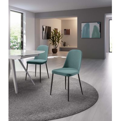 STONES Scaun din material textil 55cm X 46cm H. 85cm | Aosom Romania