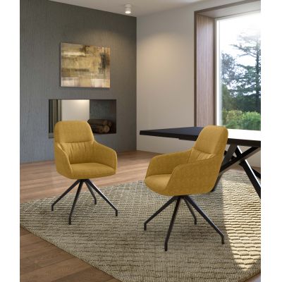STONES Scaun din material textil 56cm X 56cm H. 87cm | Aosom Romania