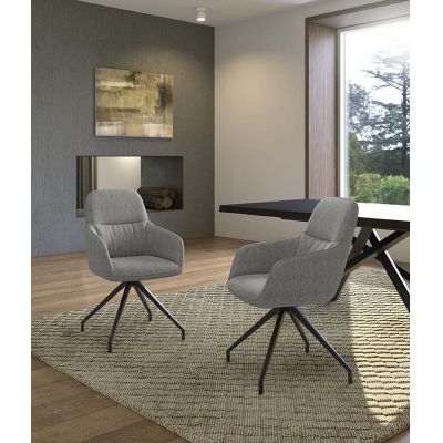STONES Scaun din material textil 56cm X 56cm H. 87cm | Aosom Romania