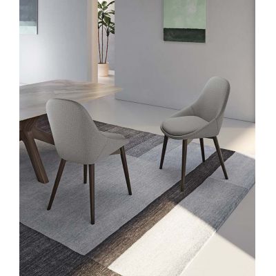 STONES Scaun din material textil 58cm X 49cm H. 85cm | Aosom Romania