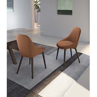 STONES Scaun din material textil 58cm X 49cm H. 85cm | Aosom Romania