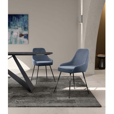 STONES Scaun din microfibră 48.5cm X 49.5cm H. 80cm | Aosom Romania