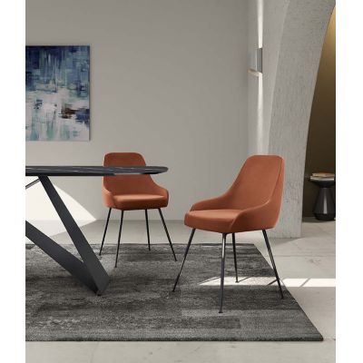 STONES Scaun din microfibră 48.5cm X 49.5cm H. 80cm | Aosom Romania