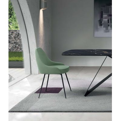 STONES Scaun din microfibră 48.5cm X 49.5cm H. 80cm | Aosom Romania