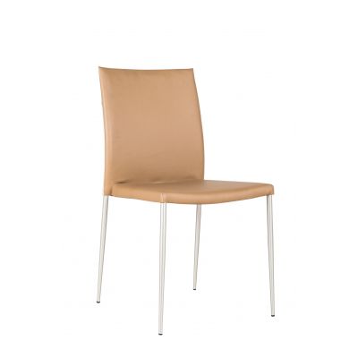 STONES Scaun din piele ecologică 41.5cm X 44cm H. 85cm | Aosom Romania