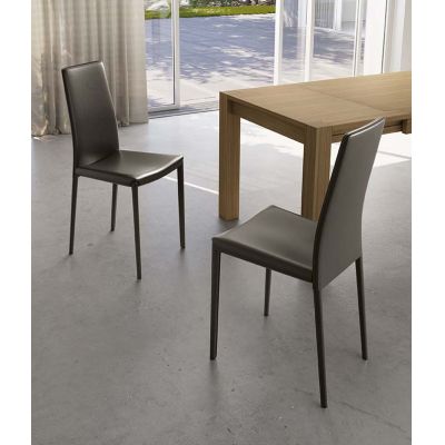 STONES Scaun din piele ecologică 42cm X 41cm H. 95cm | Aosom Romania