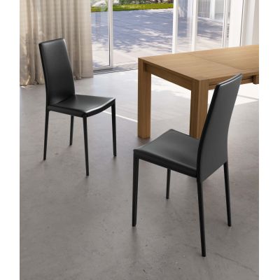 STONES Scaun din piele ecologică 42cm X 41cm H. 95cm | Aosom Romania