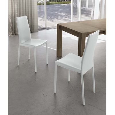 STONES Scaun din piele ecologică 42cm X 41cm H. 95cm | Aosom Romania