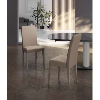 STONES Scaun din piele ecologică 59cm X 46cm H. 99cm | Aosom Romania