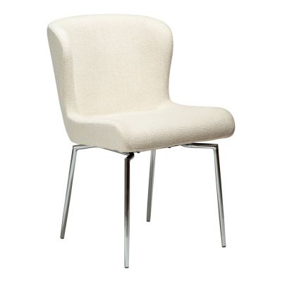 Scaun de dining crem tapițat Glam – DAN-FORM Denmark