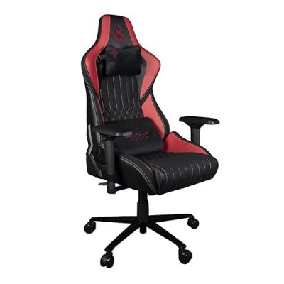 Scaun de gaming, Konix, negru