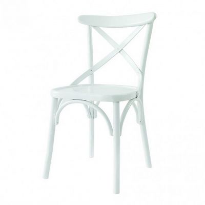 Scaun, Fairfax, Albero17, 42x45x89 cm, Lemn masiv , Alb