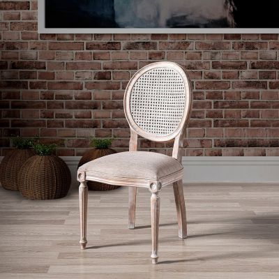 Scaun, Fairfax, Albero23, 50x50x96 cm, Bambus , Antichizat