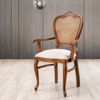 Scaun, Fairfax, Albero38, 56x99x45 cm, Lemn masiv, Maro