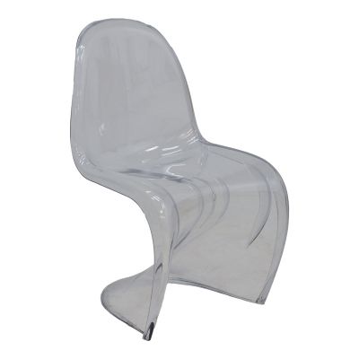 Scaun Xyofa PC Transparent, Multicolor, 42x45x85 cm
